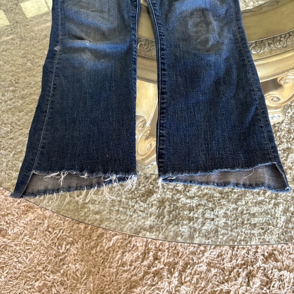 Mother Jeans Women's Size 26 The Insider Crop Step Fray Girl Crush Raw Hem - Picture 11 of 13